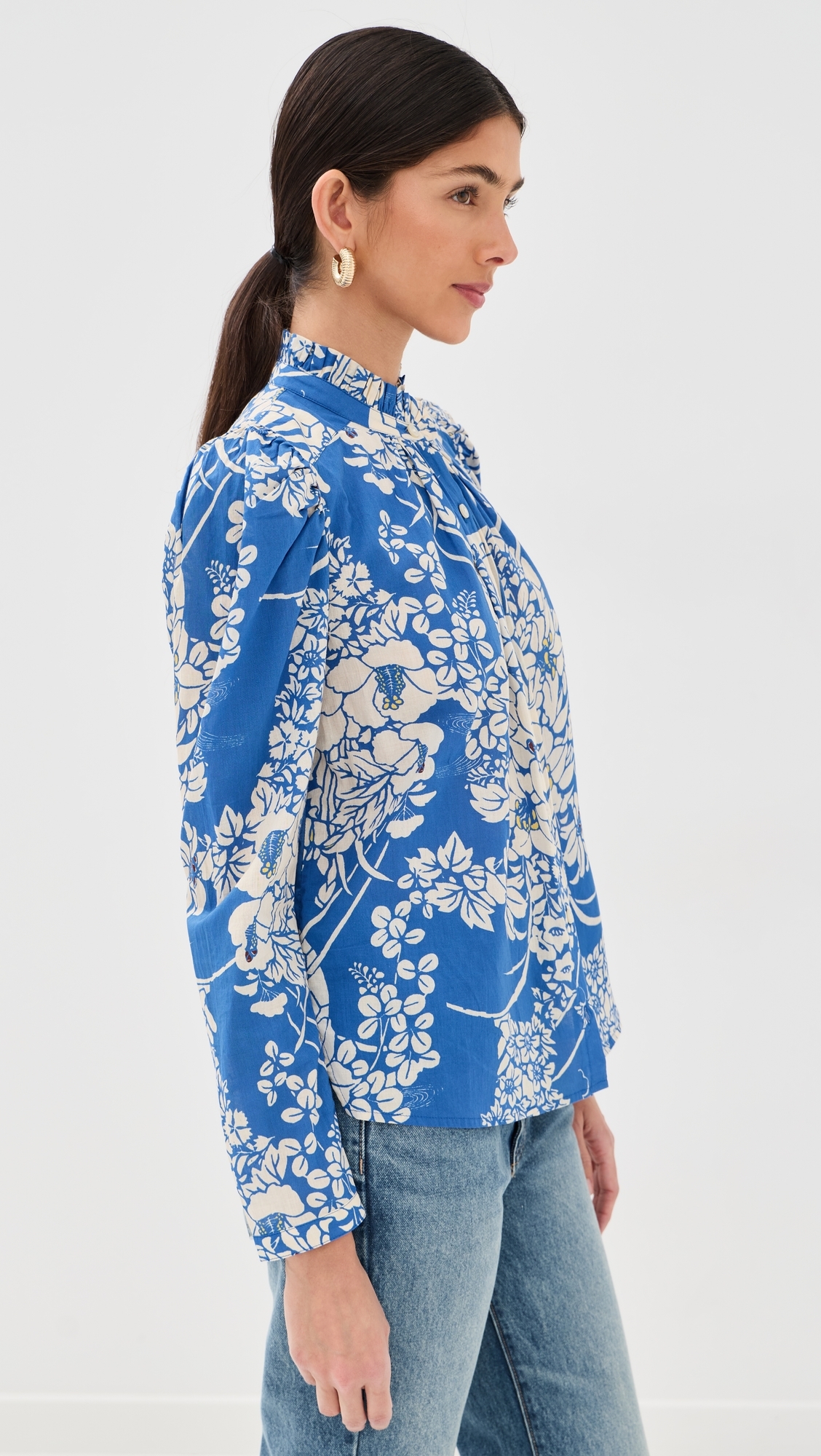 Artemis Royal Spoke Shirt Medium Blue