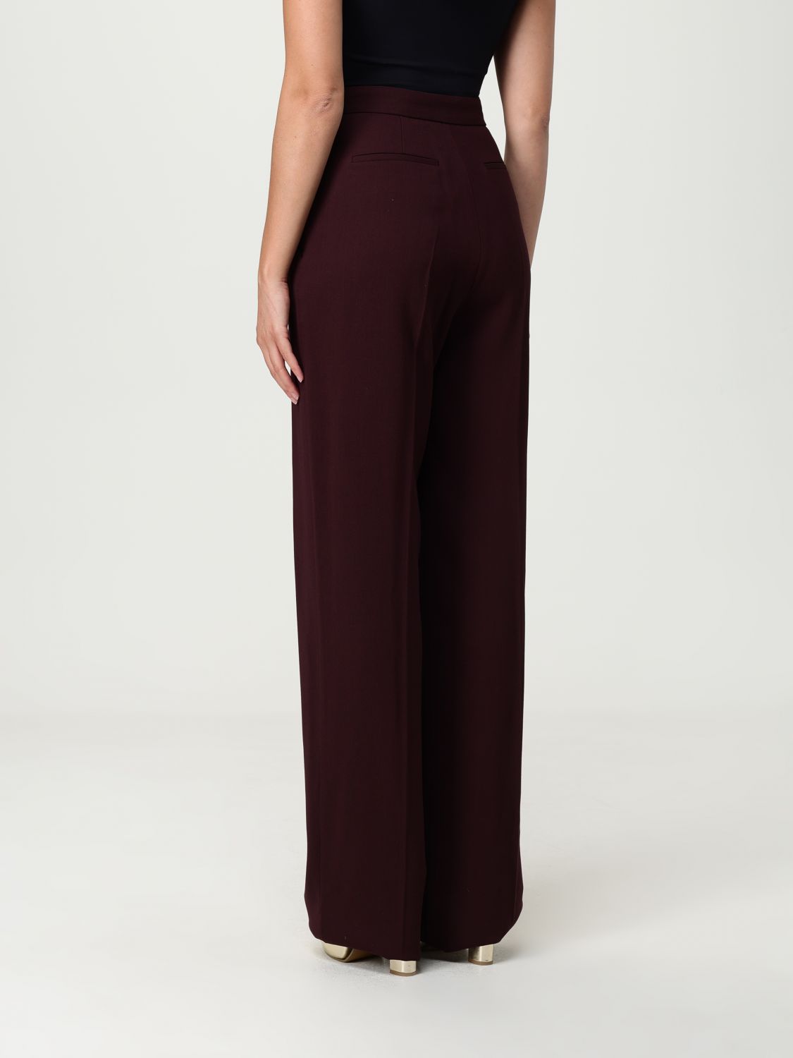 Pants Woman color Wine