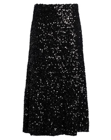 Woman Midi skirt Black Size 6 Polyester, Elastane