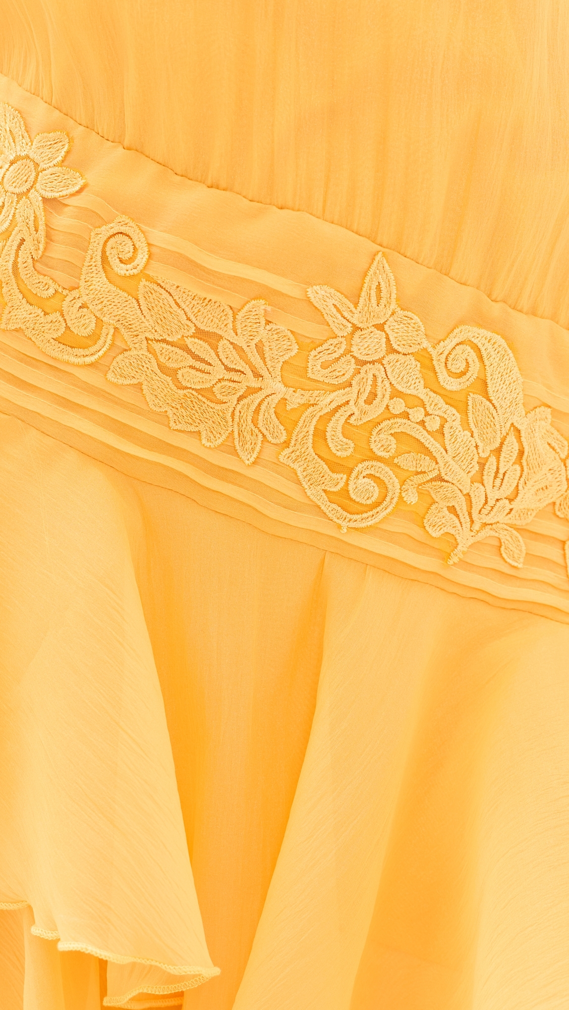 Dahlia Organza Dress Golden Rod