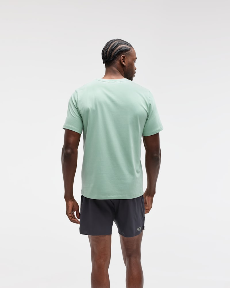 HOKA Men's Core Logo CTN SS Tee Shirt in Sage