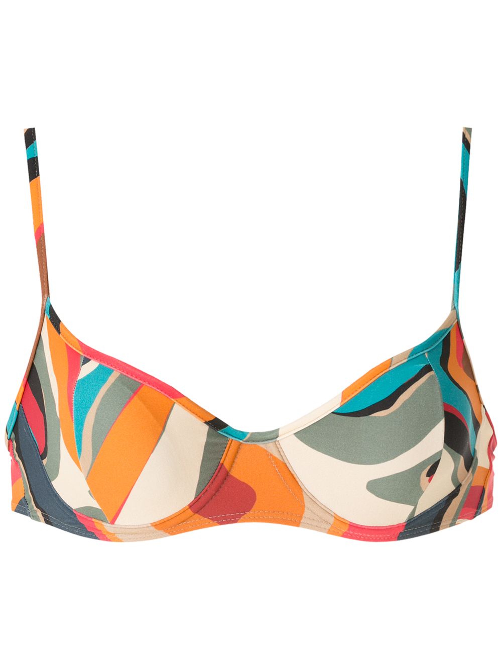 Fiji printed bikini top - Multicolour