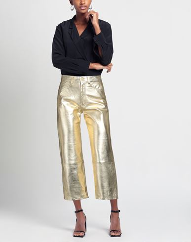 X Modes Woman Pants Gold