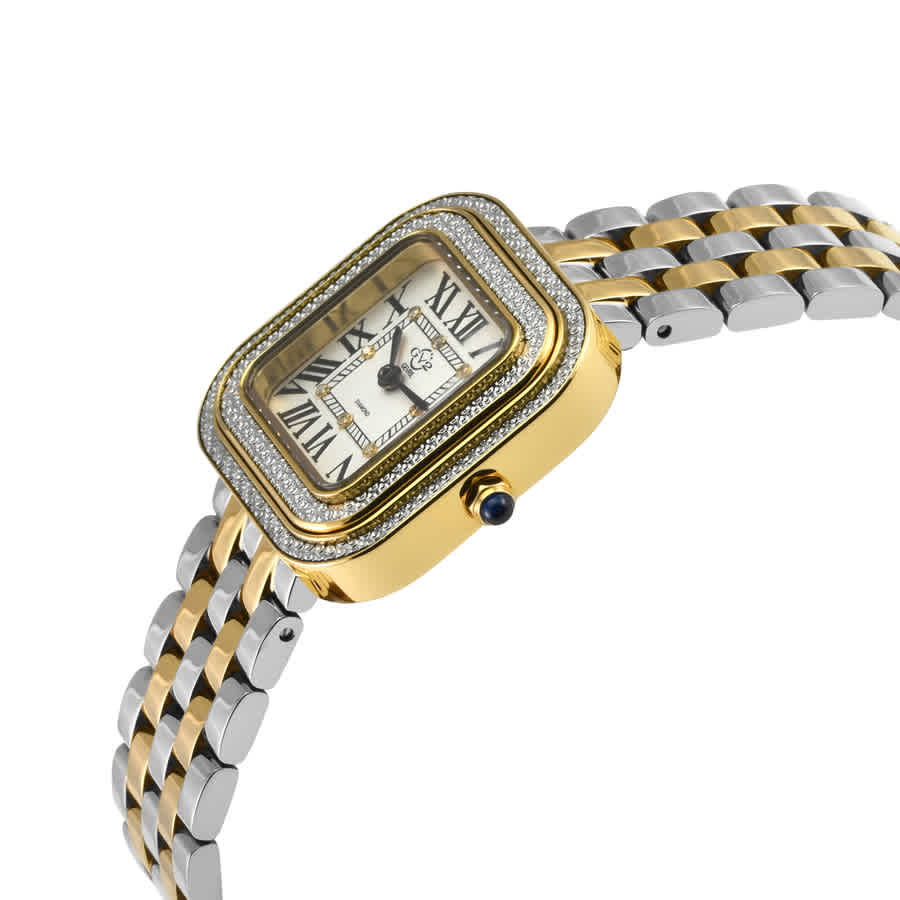 Bellagio Quartz White Dial Ladies Watch 12133B