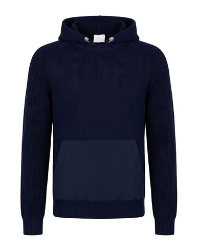 Man Sweater Navy Size L Wool, Polyamide