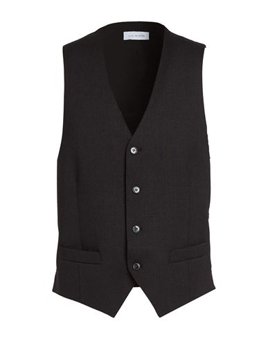 Man Tailored Vest Charcoal Size 44 Virgin Wool, Elastane