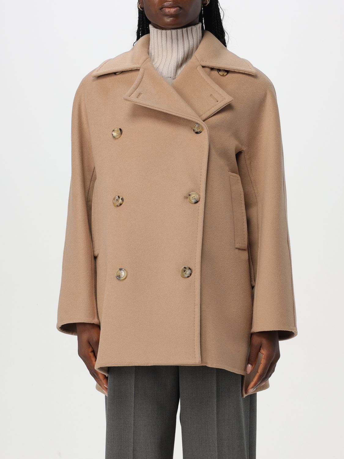 Coat Woman color Beige