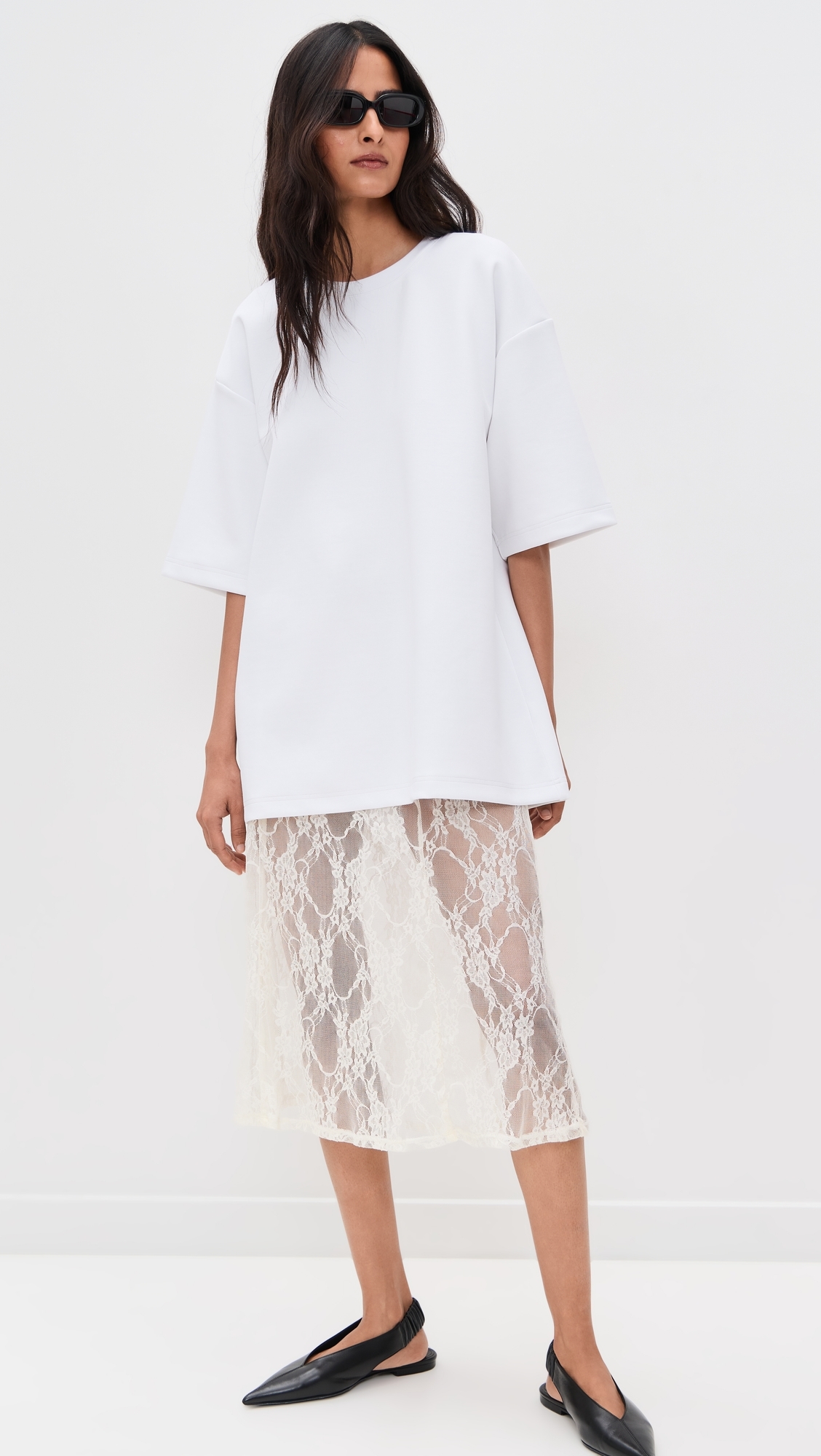 TG Bow Tee White One Size