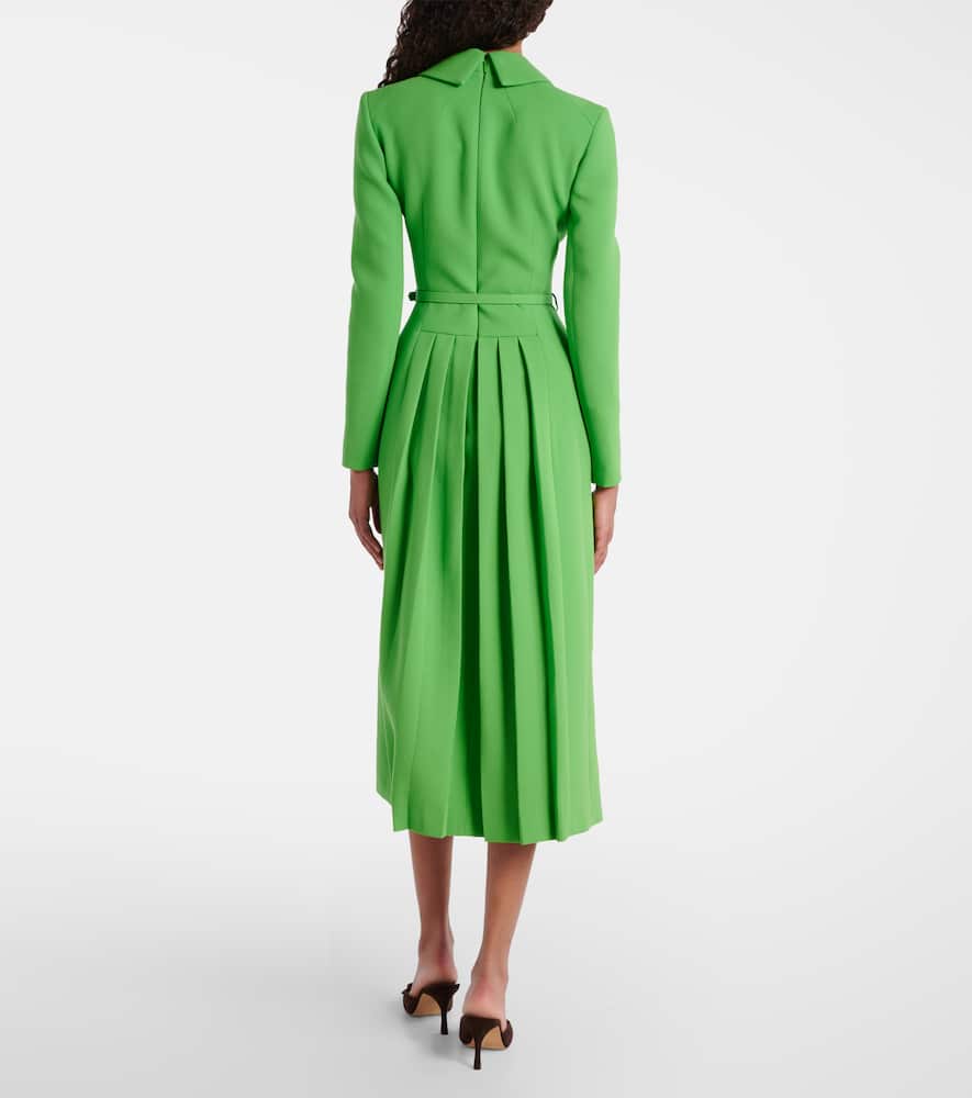 Kalonice wool crêpe midi dress
