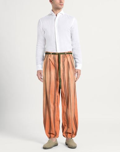 Man Pants Rust Size XS Cotton