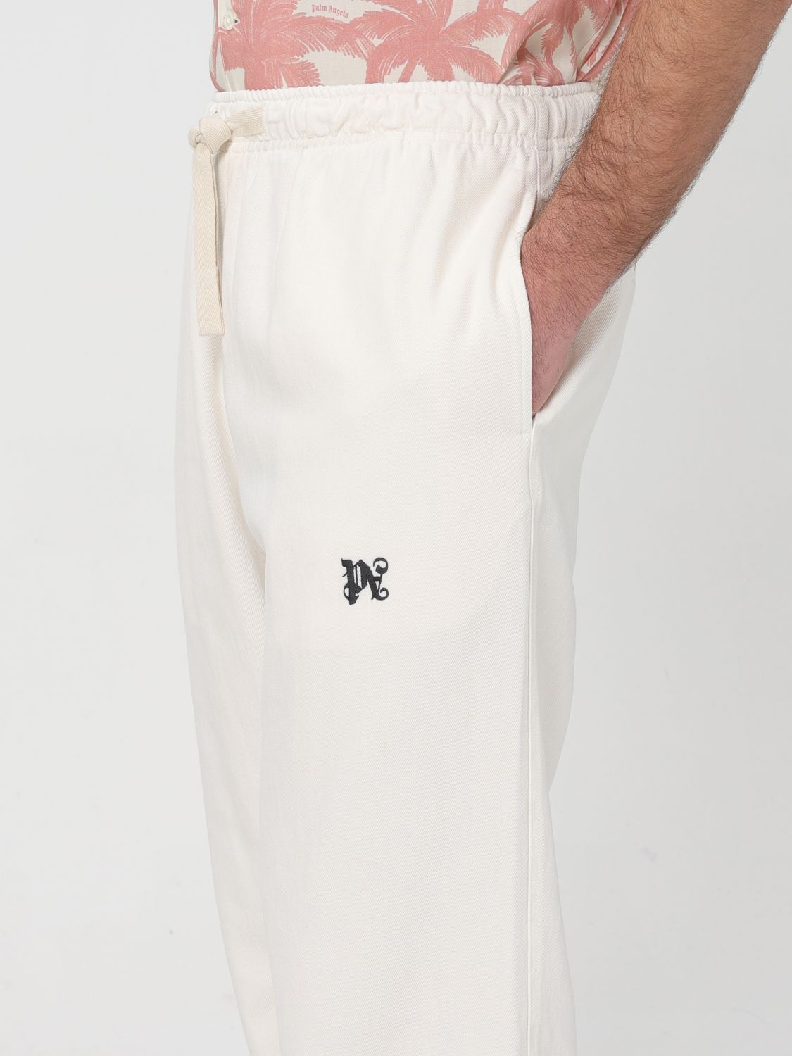 Pants Men color White
