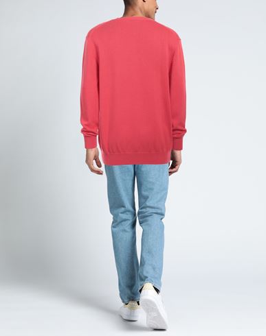 Cashmere Company Man Sweater Coral Size 42 Wool, Cashmere