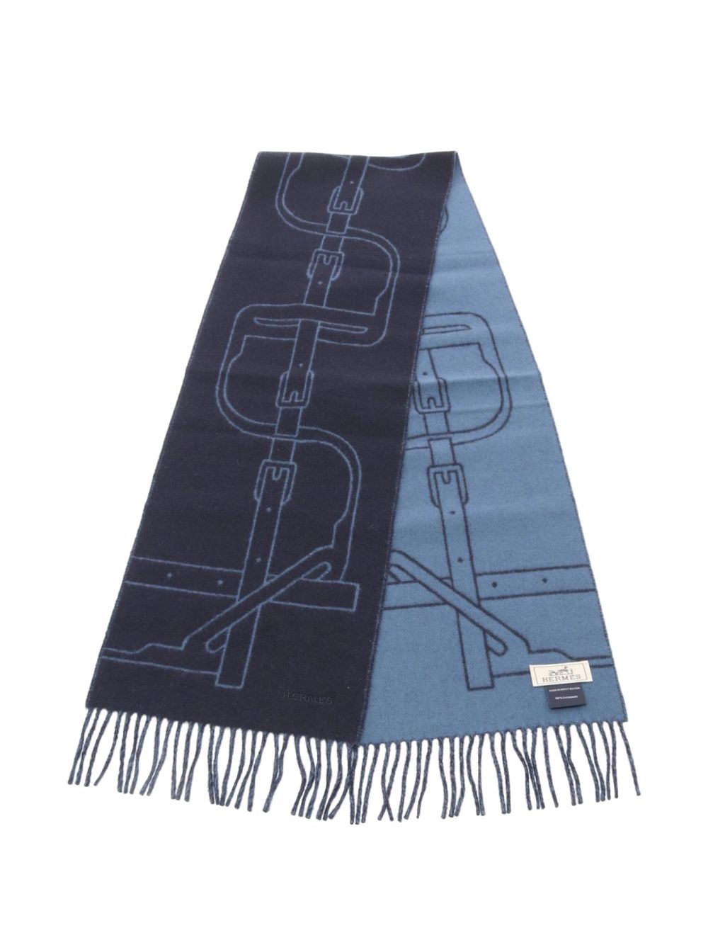 2010s Mors A Jouets cashmere scarf - Blue