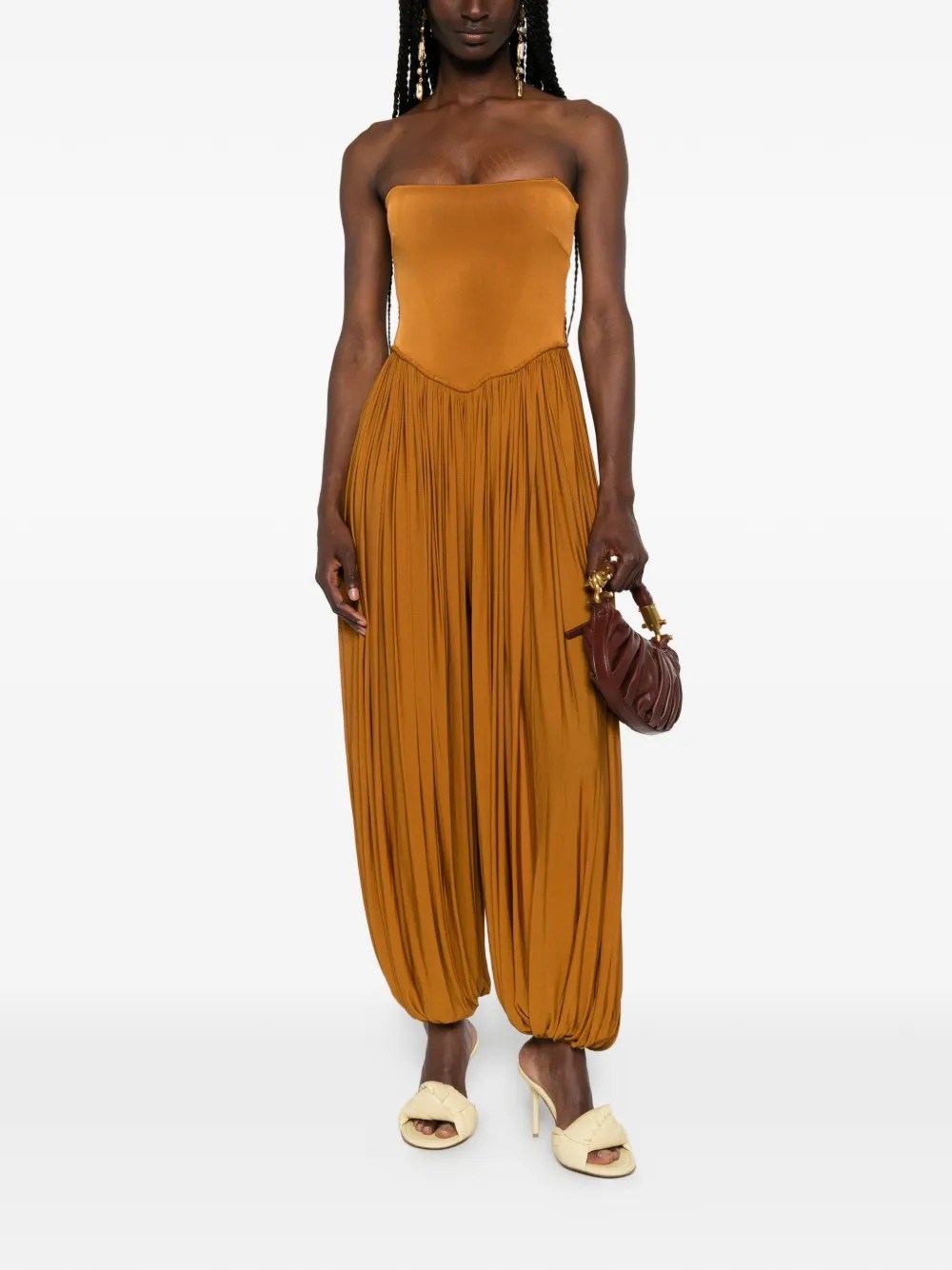 Luna Pleated-Leg Jumpsuit