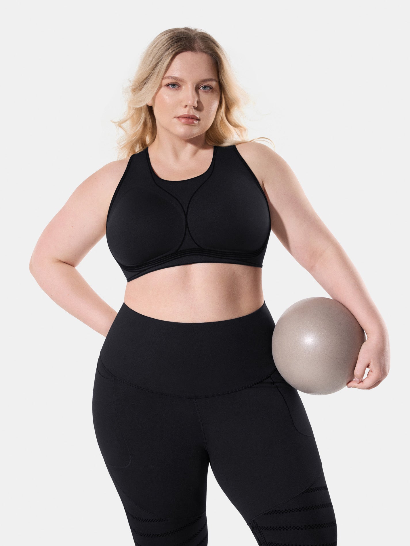 Body Sculpt Sports Bra - Black