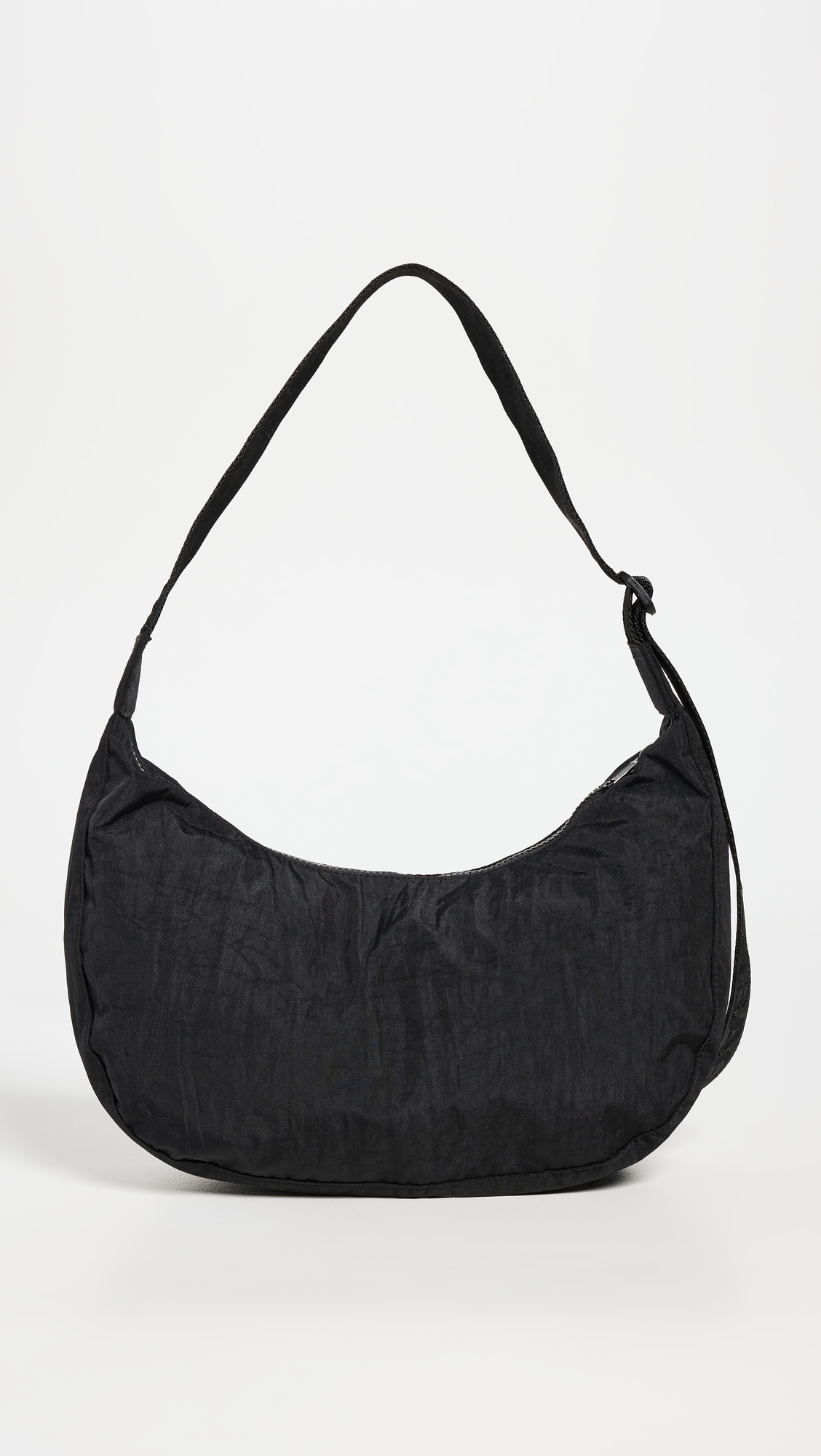 Medium Nylon Crescent Bag Black One Size