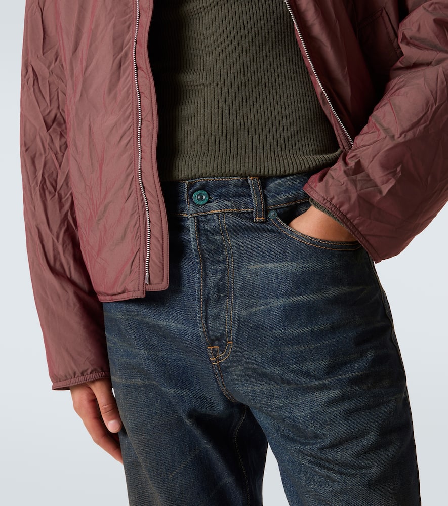 Mid-rise slim jeans