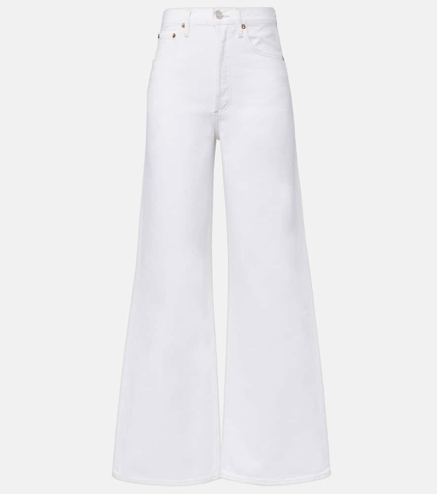 Dame high-rise wide-leg jeans