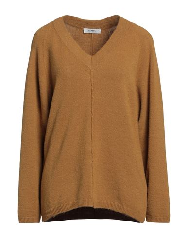 Alpha Studio Woman Sweater Mustard Size 6 Alpaca wool, Polyamide, Cotton, Modal, Elastane