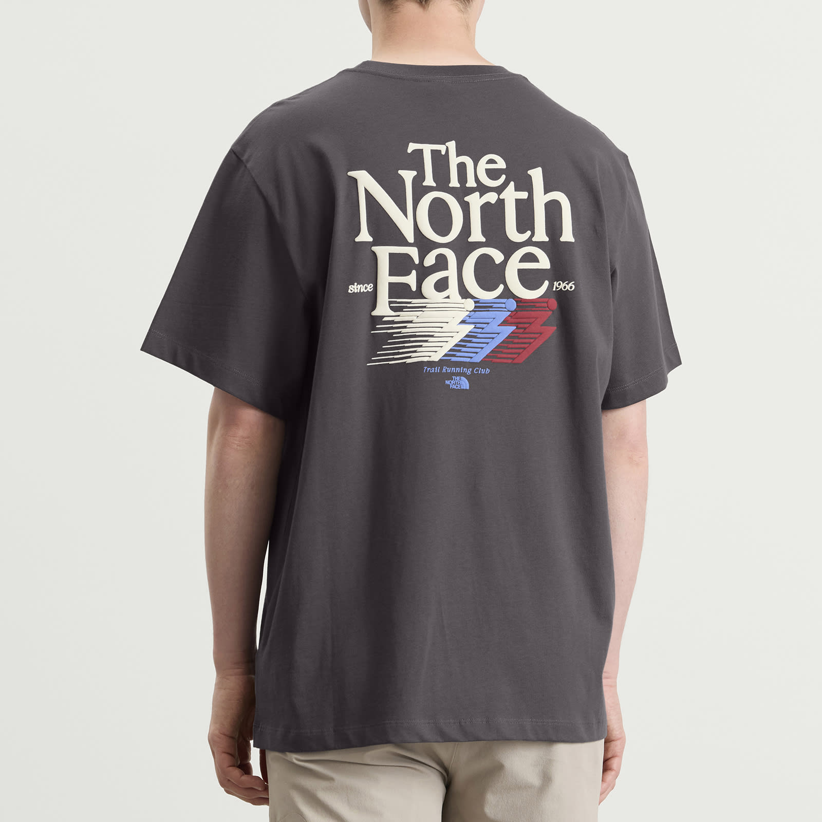 Men's Retro Trail Relaxed T-Shirt Anthracite Grey