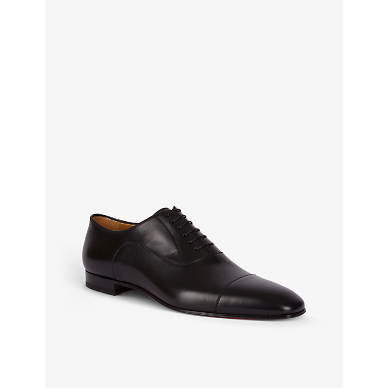 Mens Black Greggo Flat Calf p