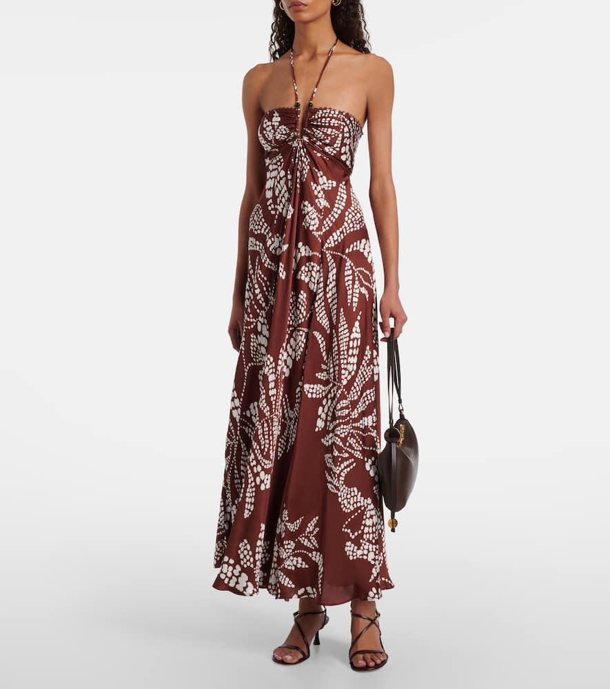 Carla printed maxi dress