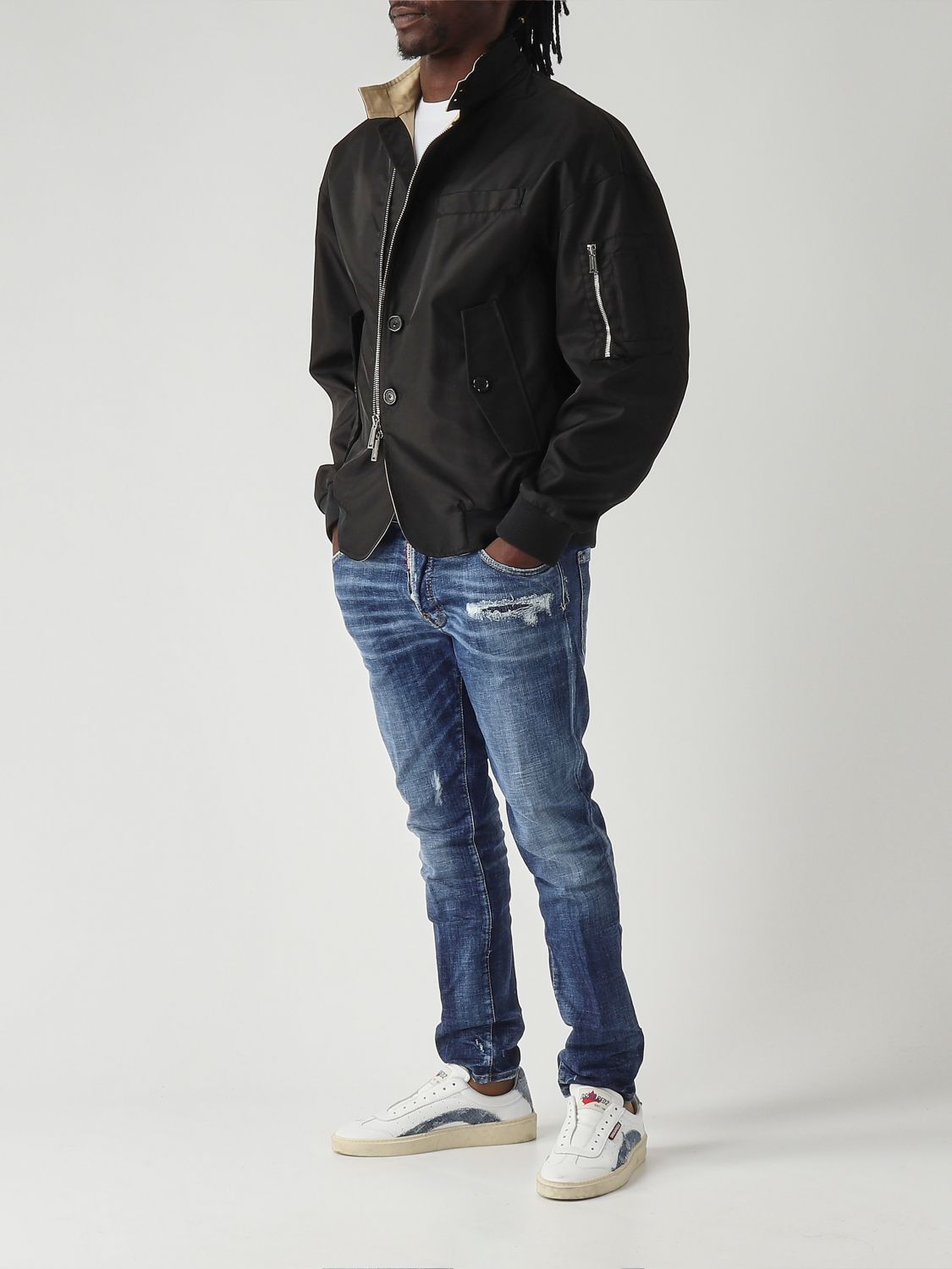 Jacket Men color Black