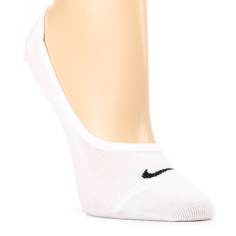 Women's 3 Pack Everyday Lightweight Footie Liner Socks (Black/Net/White)