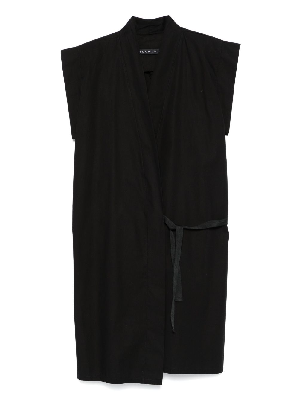 Cotton waistcoat - Black