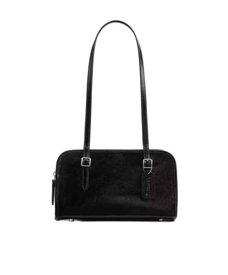 Leather tote bag