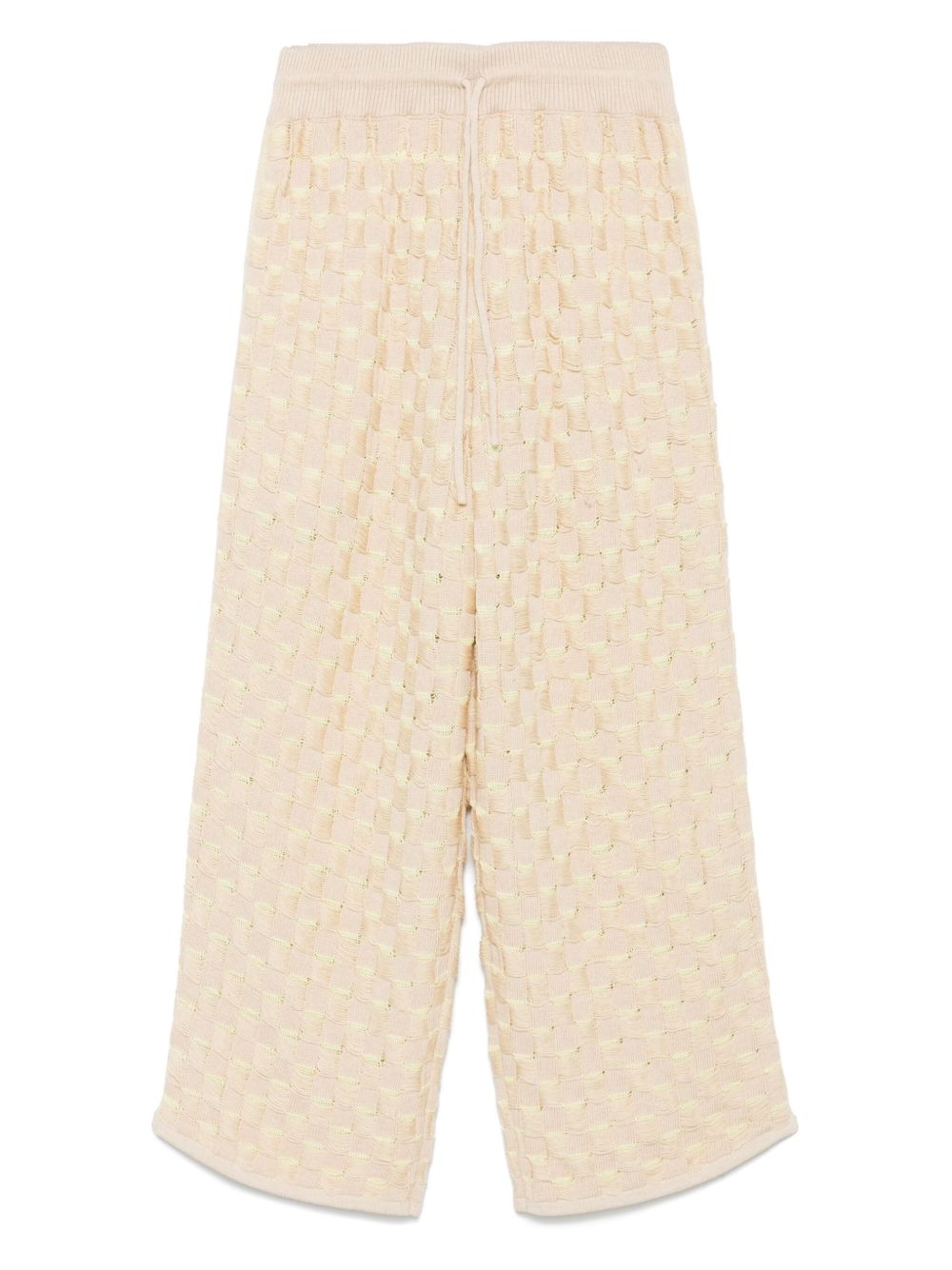 Isa Boulder Rectangle trousers - Neutrals