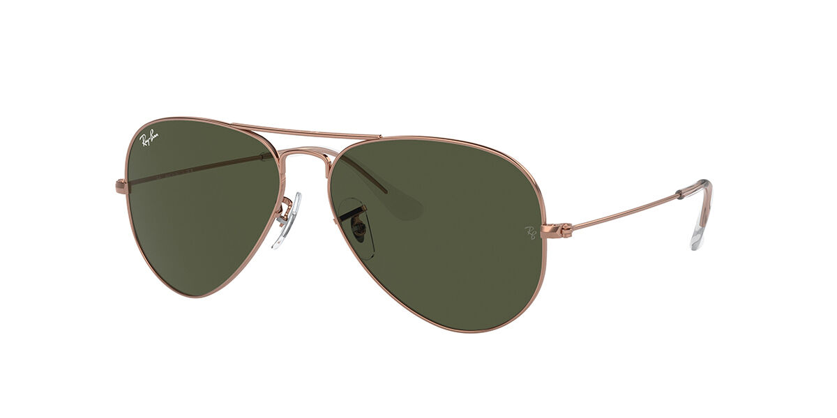 Ray-Ban RB3025 Aviator Large Metal Asian Fit 920231 Men's Sunglasses Gold