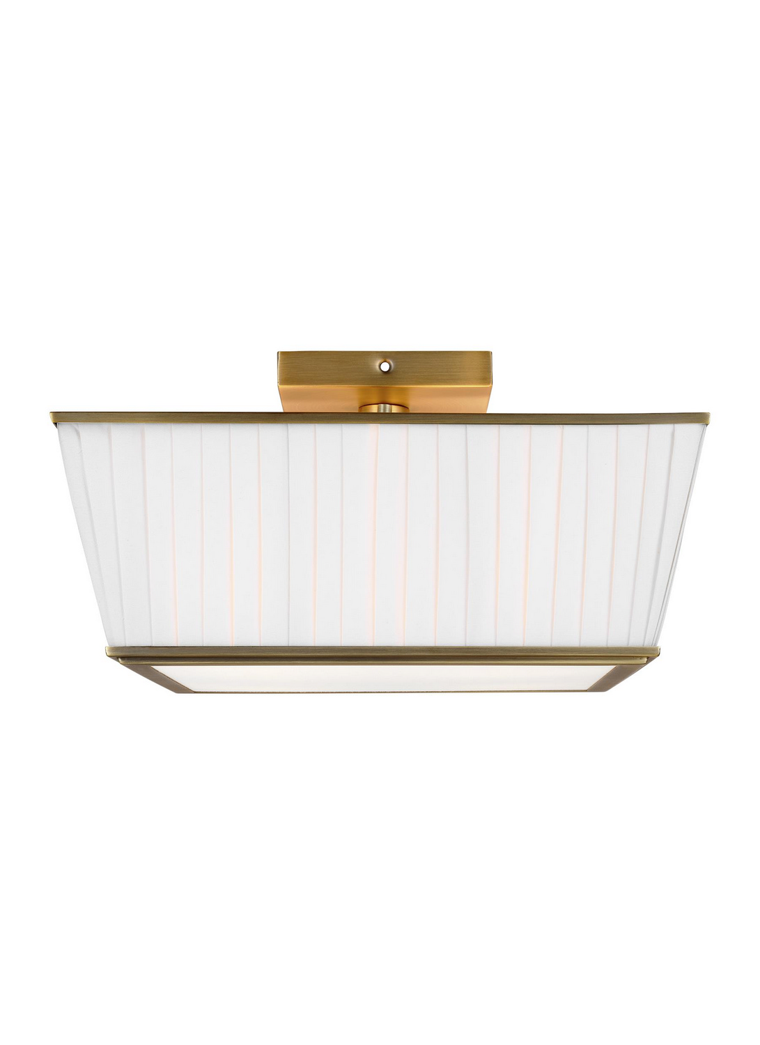 Visual Comfort Studio Esther 4-Light Ceiling Light in Time Worn Brass by Lauren Ralph Lauren