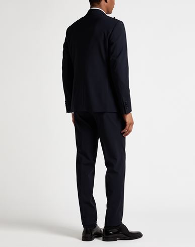 Man Suit Midnight blue Size 38 Wool, Elastane