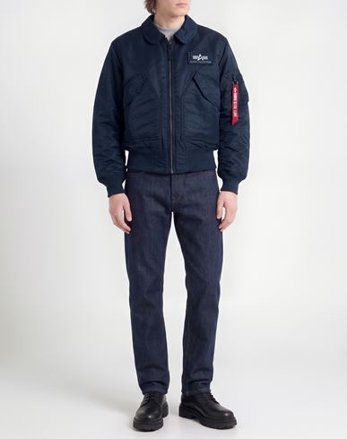 Man Jacket Midnight blue Size L Nylon