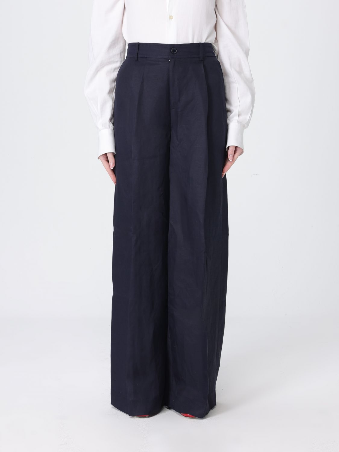 Pants Woman color Navy