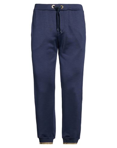 Man Pants Midnight blue Size L Polyester, Cotton