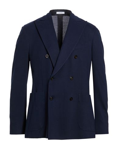Man Blazer Navy Size 40 Cotton
