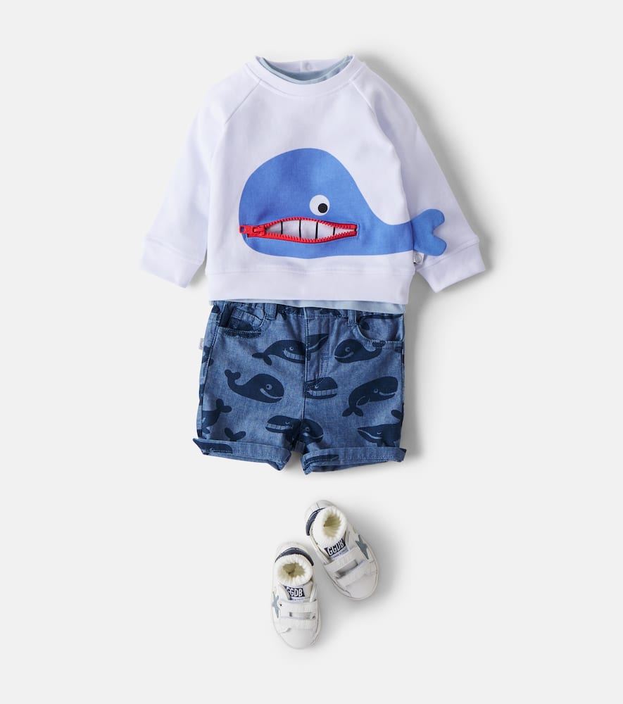 Baby printed cotton jersey sweatshirt