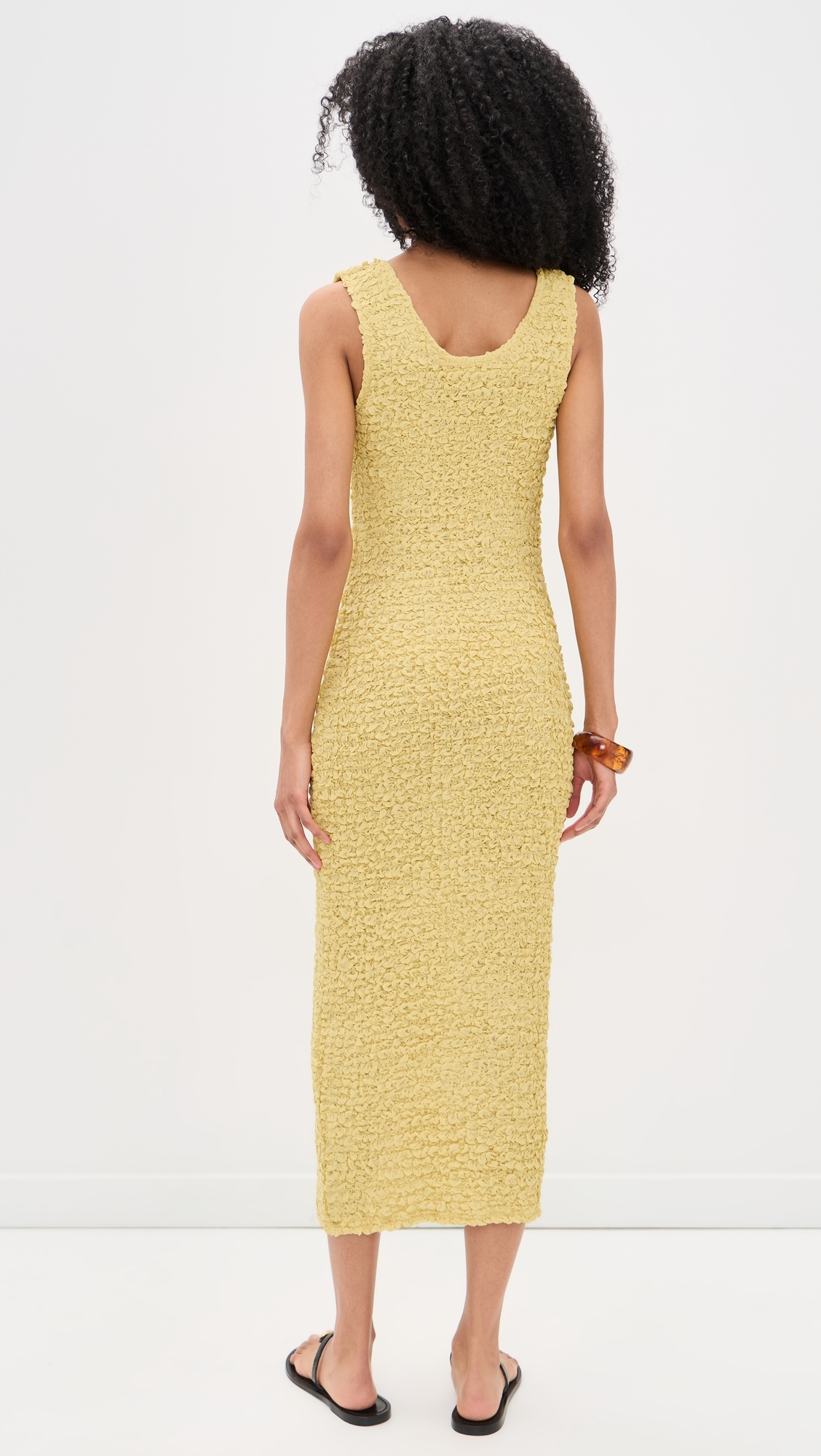Dimension Tank Dress Raffia