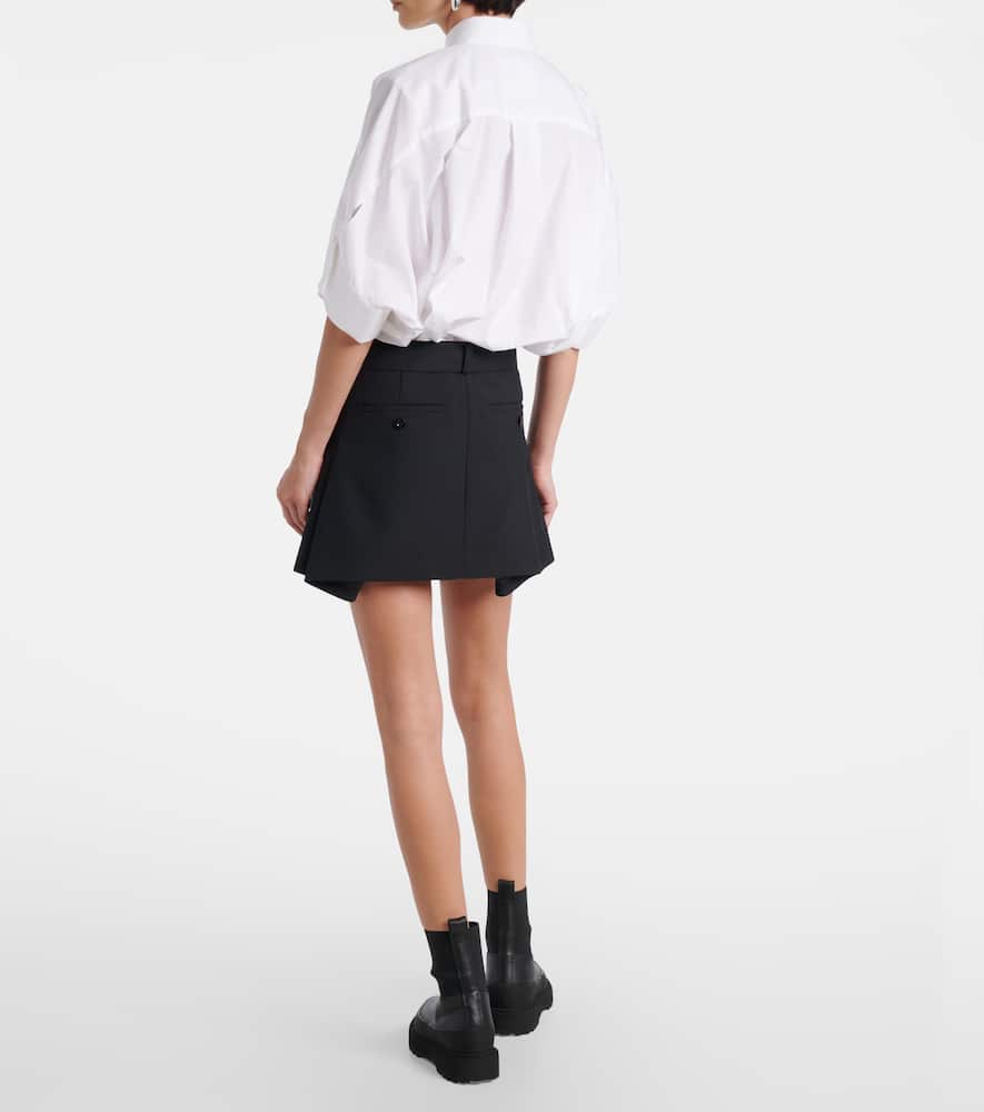 Poplin minidress