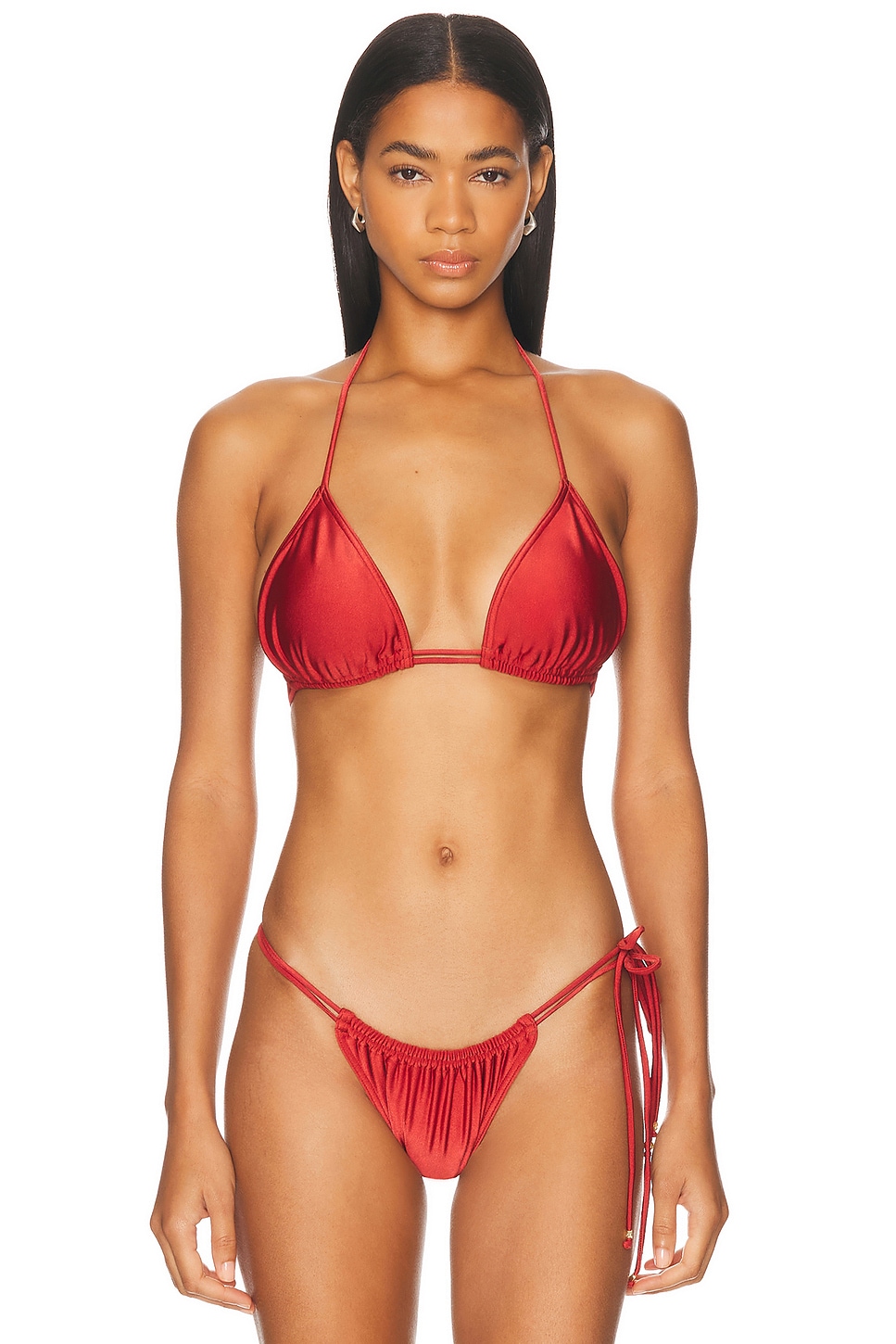 Bananhot Seychelle Bikini Top in Crimson - Red.  XS also in L