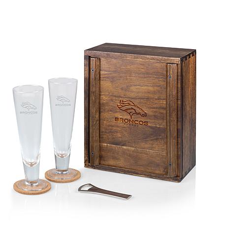 Picnic Time Officially Licensed NFL Beer Glass Gift Set