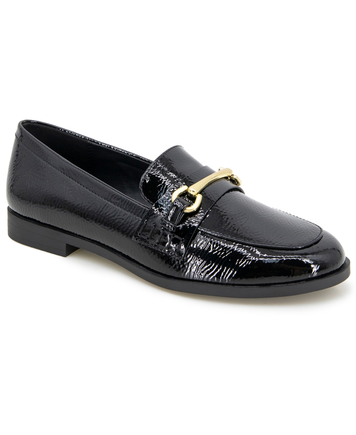 Kenneth Cole Women's Great Slip-On Loafers - Black Patent
