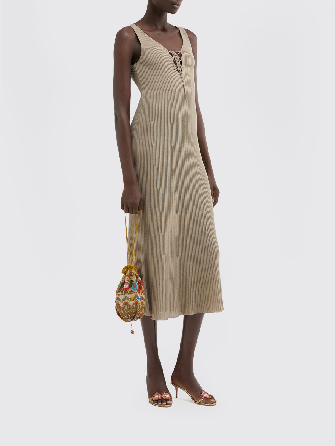 Dress Woman color Beige