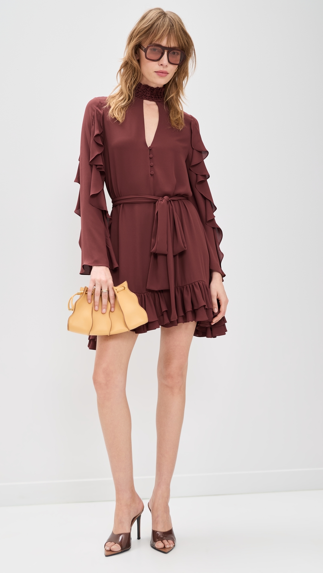 Giovanna Dress Burnt Sienna