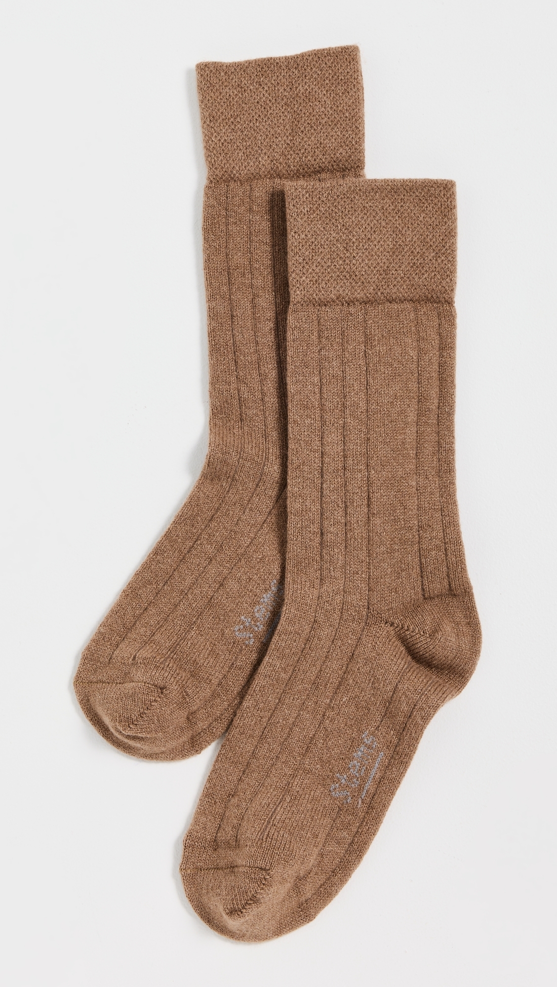 Pure 97 Cashmere Socks Chestnut One Size