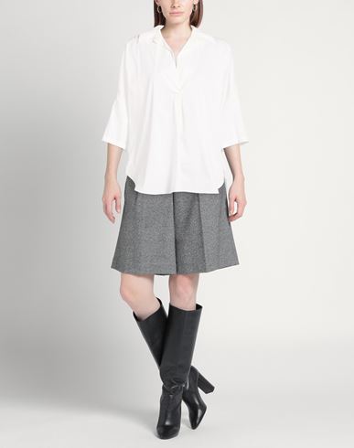 Woman Top Off white Size 10 Cotton, Polyamide, Elastane