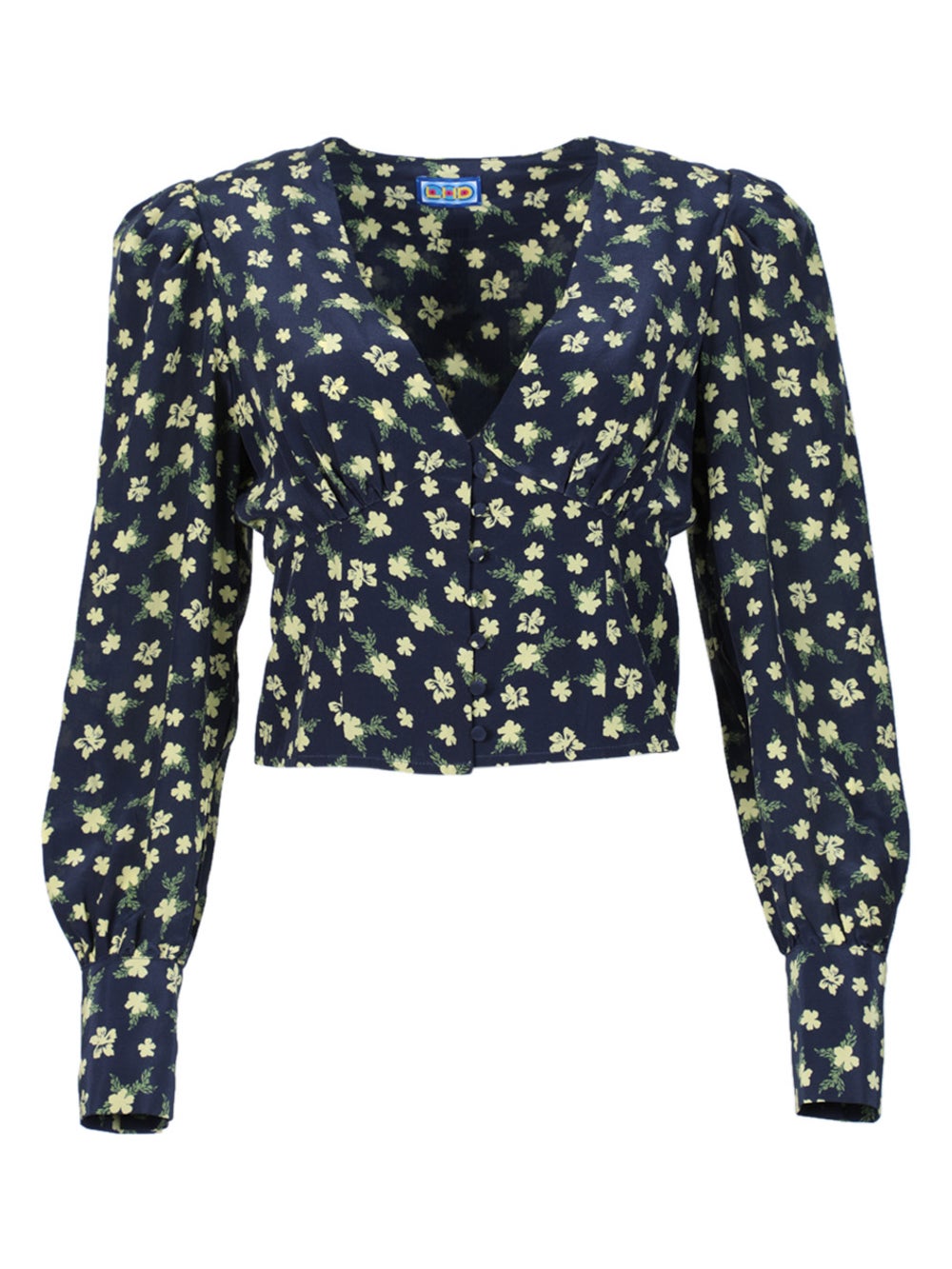 Roadhouse Blouse, Ditsy Floral Black