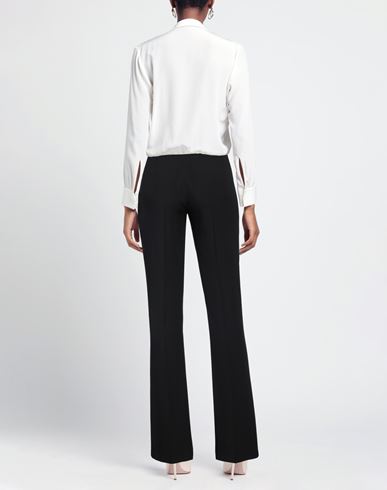 Woman Pants Black Size 10 Acetate, Rayon